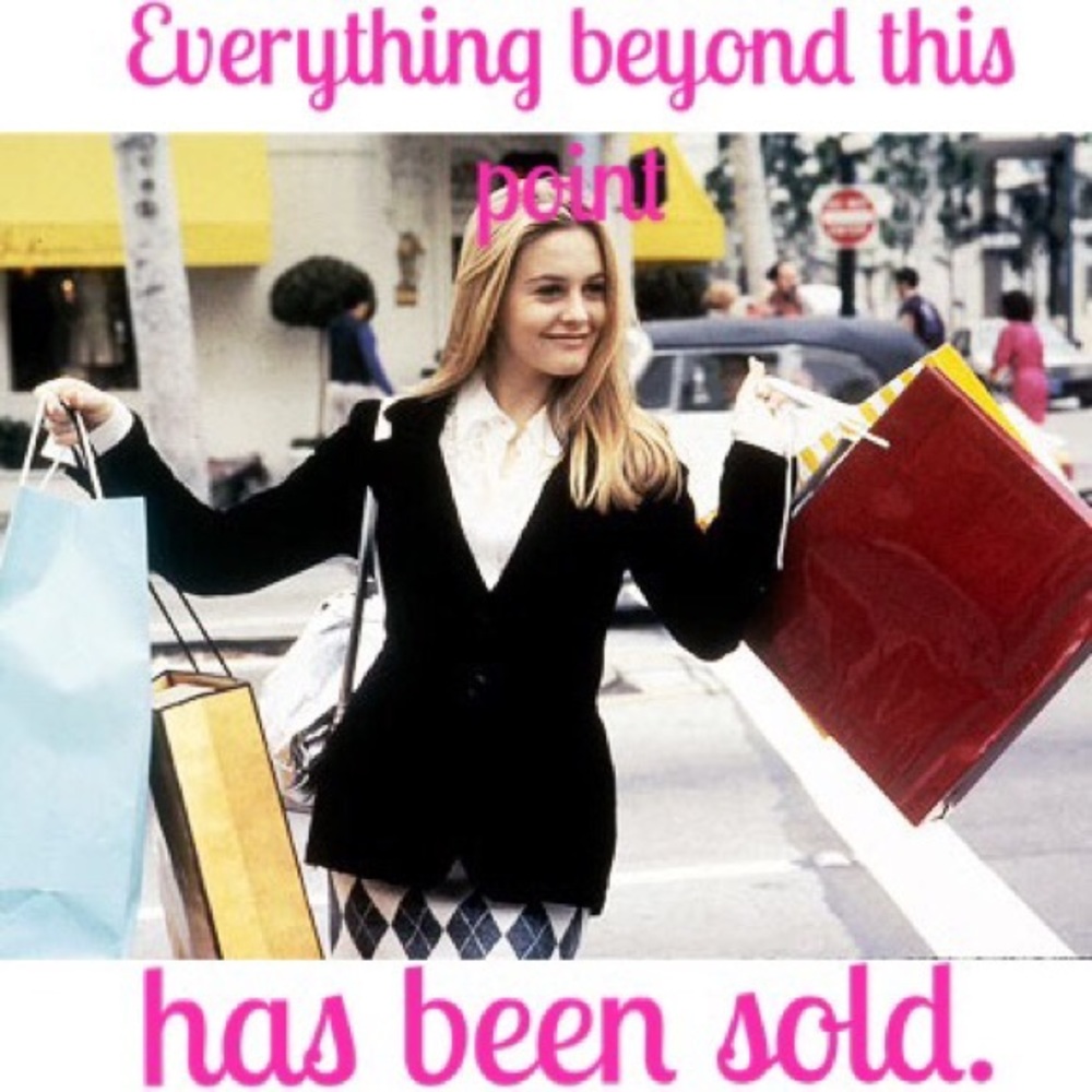 Everything sold beyond this point